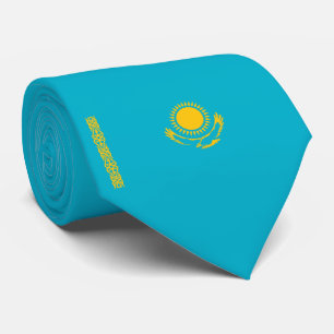 Vlag van Kazachstan Stropdas
