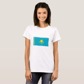 Vlag van Kazachstan T-shirt (Voorkant volledig)