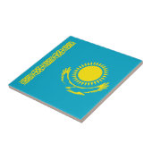 Vlag van Kazachstan Tegeltje (Zijkant)