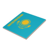 vlag van Kazachstan Tegeltje (Zijkant)