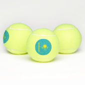 Vlag van Kazachstan Tennisballen (Multi)