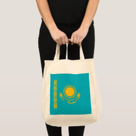 vlag van Kazachstan Tote Bag