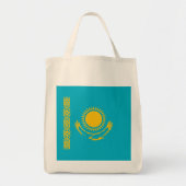 vlag van Kazachstan Tote Bag (Voorkant)