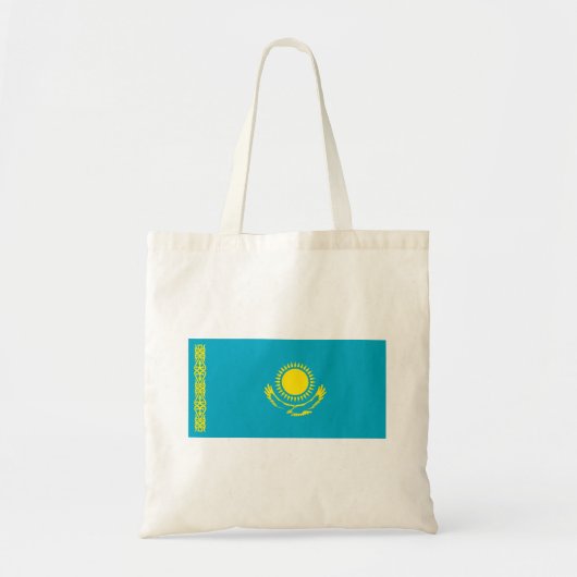 Vlag van Kazachstan Tote Bag (Voorkant)
