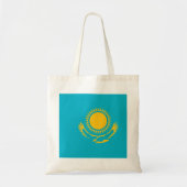 Vlag van Kazachstan Tote Bag (Voorkant)