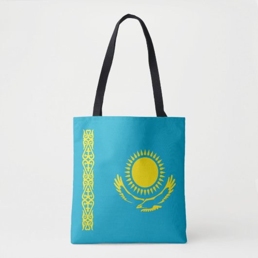 Vlag van Kazachstan Tote Bag (Voorkant)