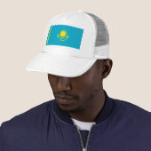 Vlag van Kazachstan Trucker Pet (In situ)