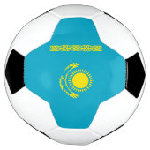 Vlag van Kazachstan Voetbal (Gedraaid)