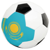 vlag van Kazachstan Voetbal (Drie kwart)