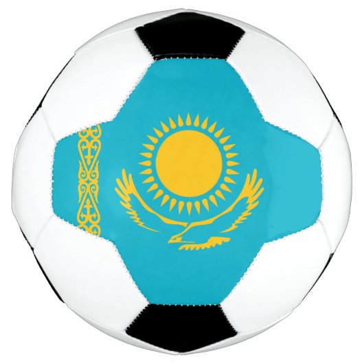 vlag van Kazachstan Voetbal (Voorkant)