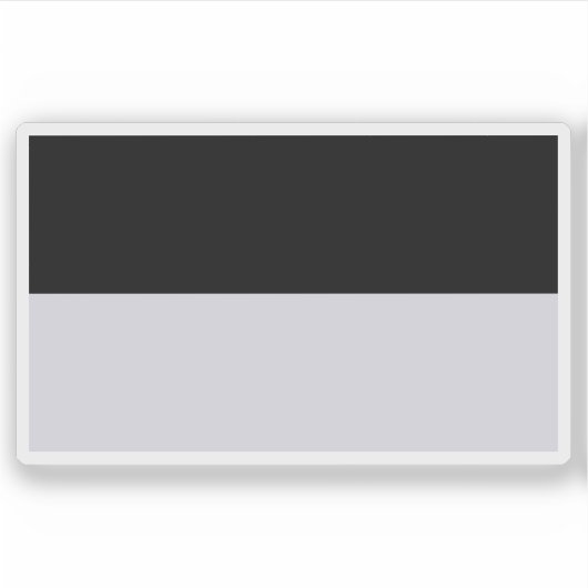 Vlag van Kempten, Duitsland Sticker (Voorkant)