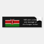 Vlag van Kenia Afrika Bumpersticker (Voorkant)