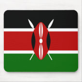 Vlag van Kenia Afrika Muismat (Voorkant)