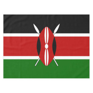 Vlag van Kenia Bendera ya Kenia Tafelkleed