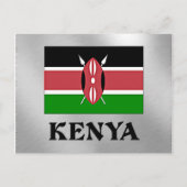 Vlag van Kenia Briefkaart (Voorkant)