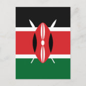 Vlag van Kenia Briefkaart (Voorkant)