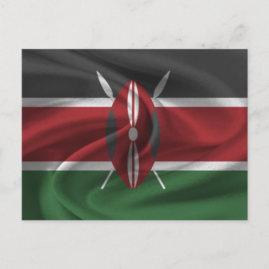 Vlag van Kenia Briefkaart (Voorkant)