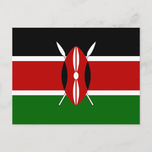 Vlag van Kenia Briefkaart