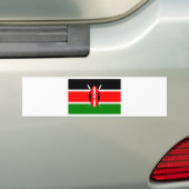 Vlag van Kenia Bumpersticker (Op auto)