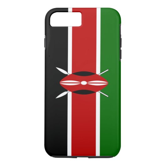 Vlag van Kenia Case-Mate iPhone Case (Achterkant)