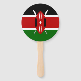 Vlag van Kenia Handwaaier