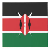 Vlag van Kenia Kubus (Voorkant)