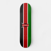 Vlag van Kenia Persoonlijk Skateboard (Voorkant)
