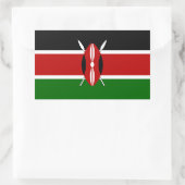 Vlag van Kenia Rechthoekige Sticker (Tas)