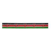 Vlag van Kenia Satijnen Lint (Voorkant)