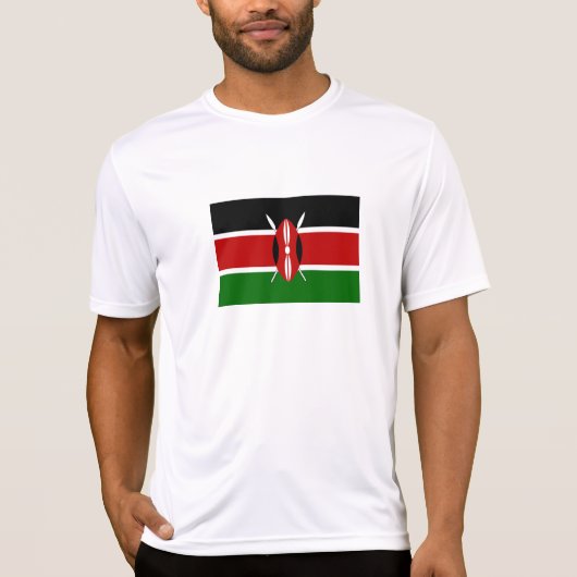 Vlag van Kenia T-shirt (Voorkant)