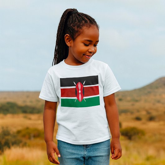 Vlag van Kenia T-shirt