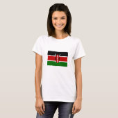 Vlag van Kenia T-shirt (Voorkant volledig)