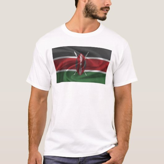 Vlag van Kenia T-shirt (Voorkant)