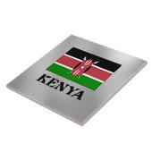 Vlag van Kenia Tegeltje (Zijkant)