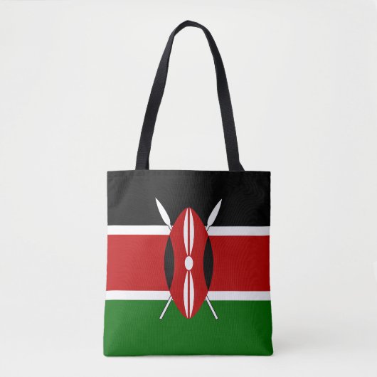 Vlag van Kenia Tote Bag (Voorkant)