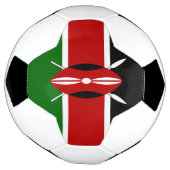 Vlag van Kenia Voetbal (Gedraaid)
