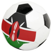 Vlag van Kenia Voetbal (Drie kwart)