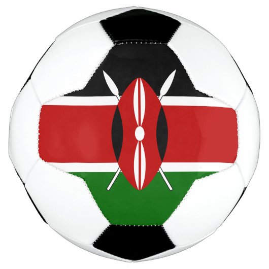 Vlag van Kenia Voetbal (Voorkant)