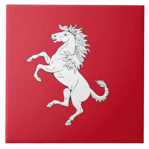 Vlag van Kent (White Horse) (County of England, Ve Tegeltje