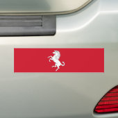 Vlag van Kent (Wit Paard) (Graafschap van Engeland Bumpersticker (Op auto)