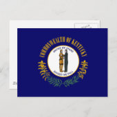 Vlag van Kentucky Briefkaart (Voorkant / Achterkant)