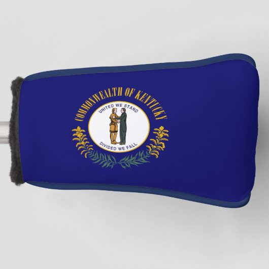 Vlag van Kentucky Golfheadcover (Voorkant)