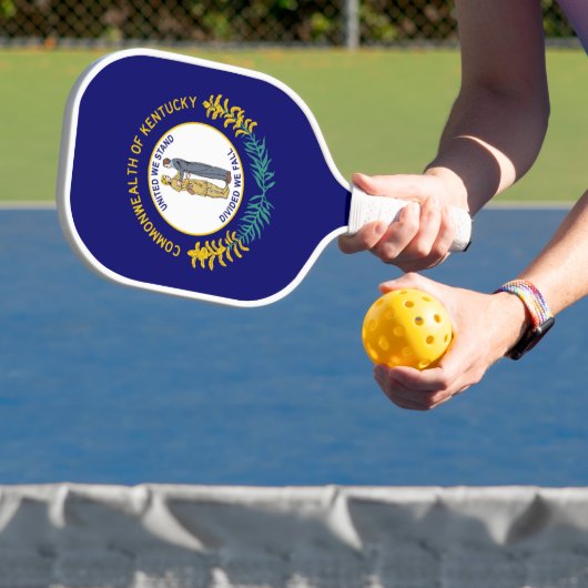 Vlag van Kentucky Pickleball Paddle (Insitu)