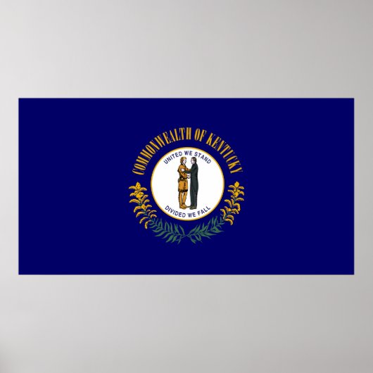 vlag van Kentucky Poster (Voorkant)
