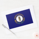 Vlag van Kentucky Rechthoekige Sticker (Envelop)