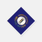 Vlag van Kentucky Servet (Hoek)