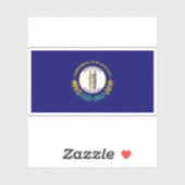 Vlag van Kentucky Sticker (Vel)