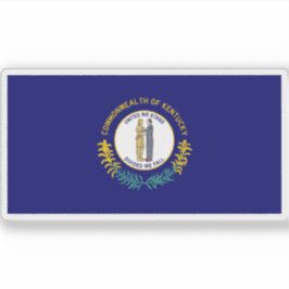 Vlag van Kentucky Sticker