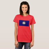 Vlag van Kentucky T-shirt (Voorkant volledig)