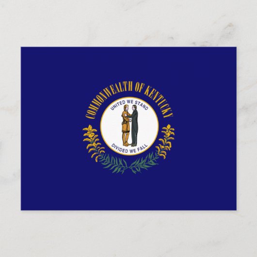 Vlag van Kentucky Vlag van Kentucky Briefkaart (Voorkant)